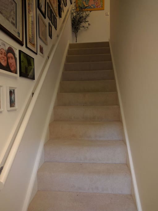 Stairs to bedrooms