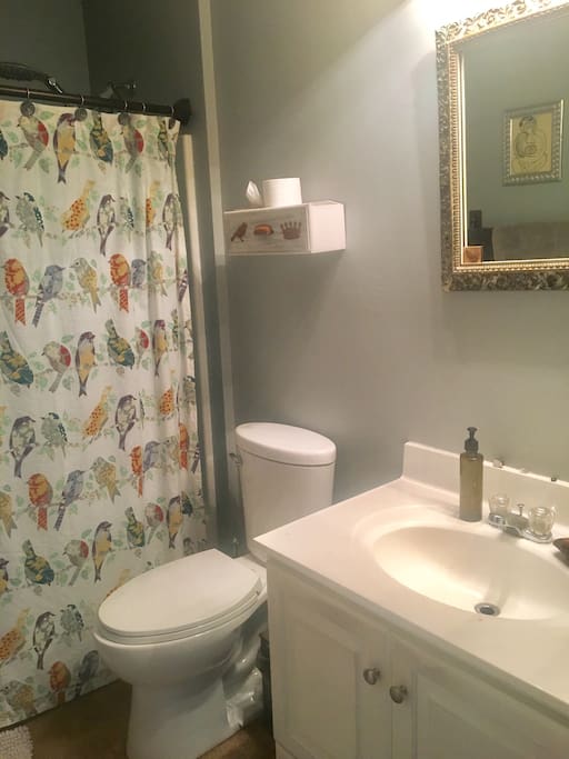 private and clean bathroom