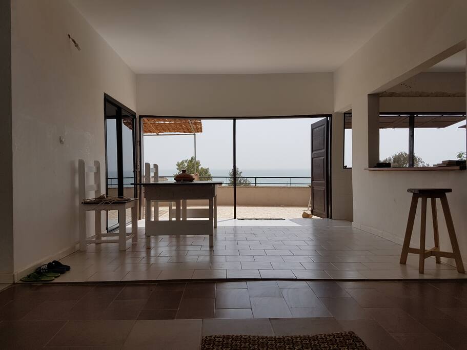 Salle à manger vue sur mer