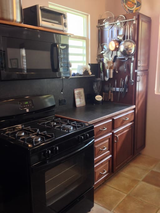 well equipped cooks kitchen