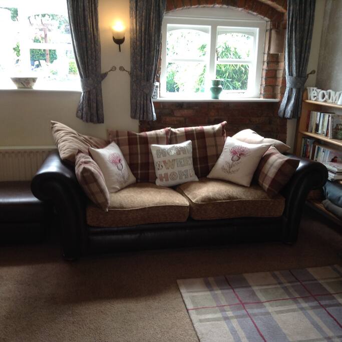 Three seater sofa converts to comfy bed