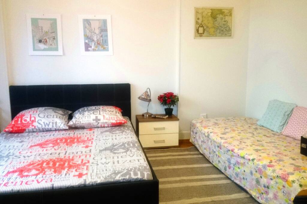 Chambre 2 beds