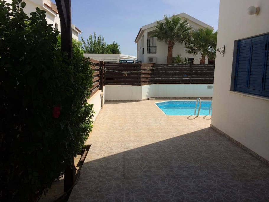 Outside sitting area