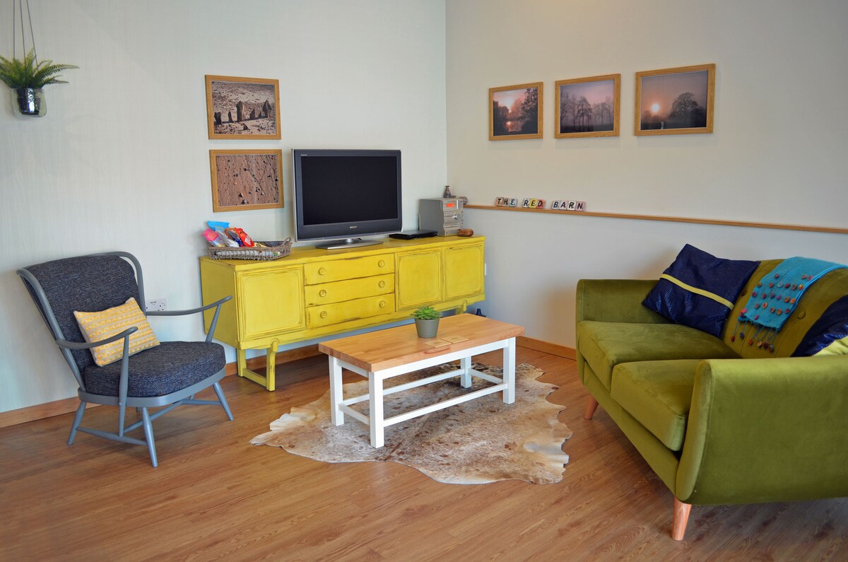 Top Airbnb: Boutique B&B in private suite. Red Barn, Foulsham en Norfolk