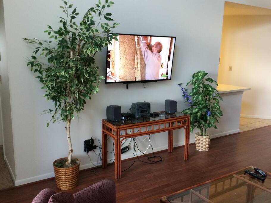 Flat Screen Tv on living-room