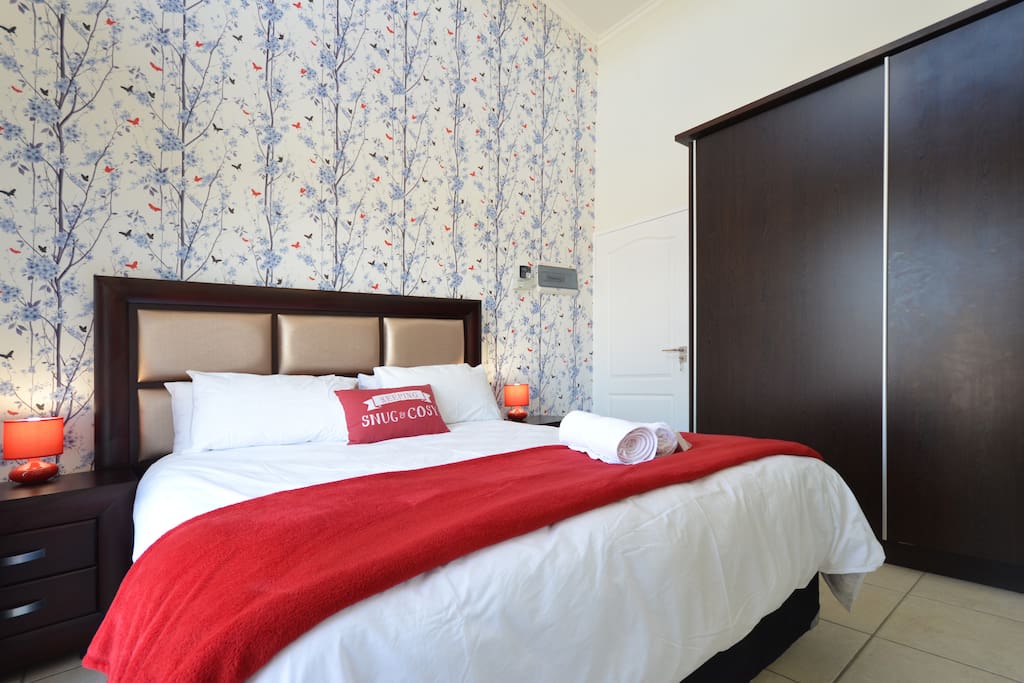Bedroom view by the wardrobe side