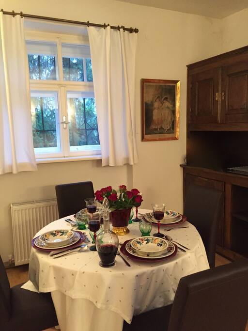 Tischkultur ist auch
unterwegs möglich...Guten Appetit!