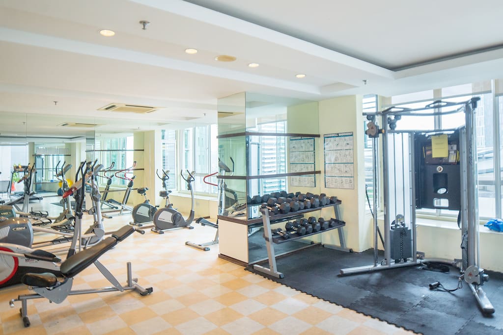 Apartment Gym room facility.