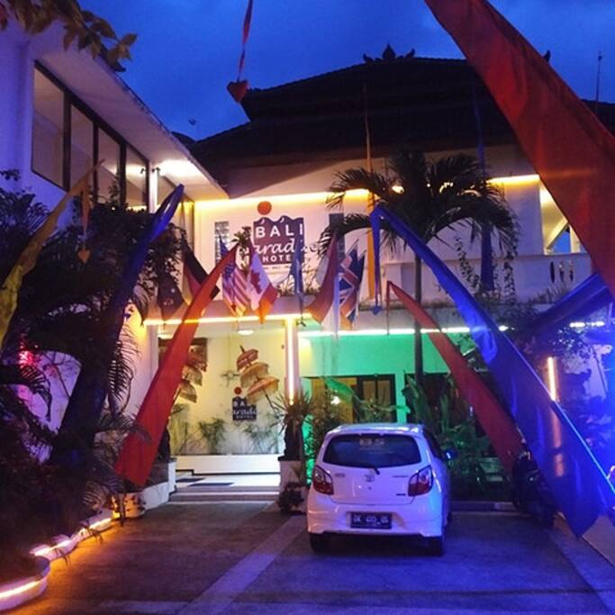 Hotel Entrance by night
