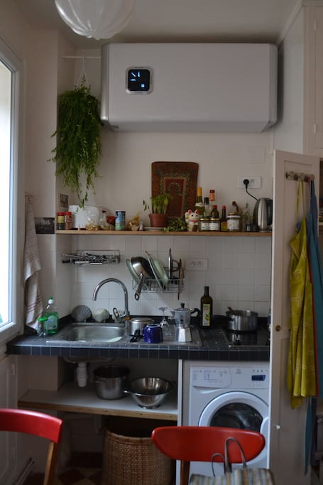 Kitchen and dining room