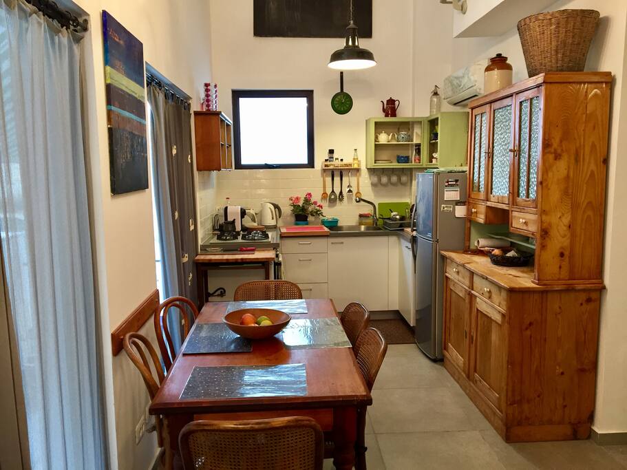 Dining and kitchen area