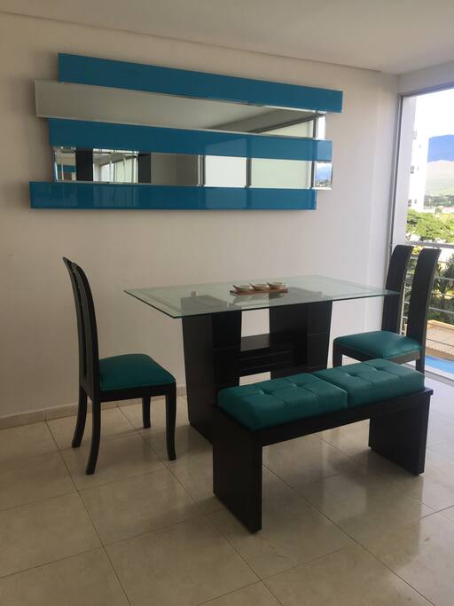 comedor de 4 puestos.
