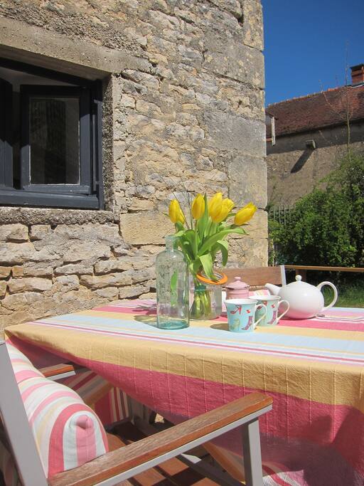 Sunny side terrace