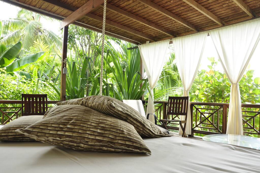 Semi- Private Verandah with swinging daybed