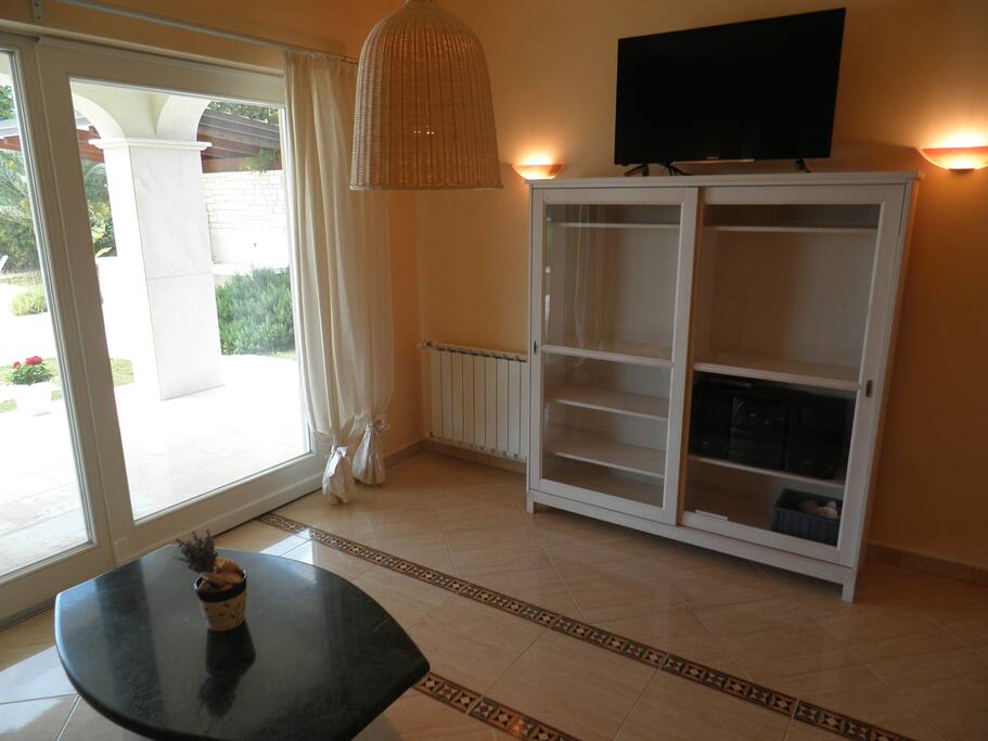 Livingroom with entrance on his terrace