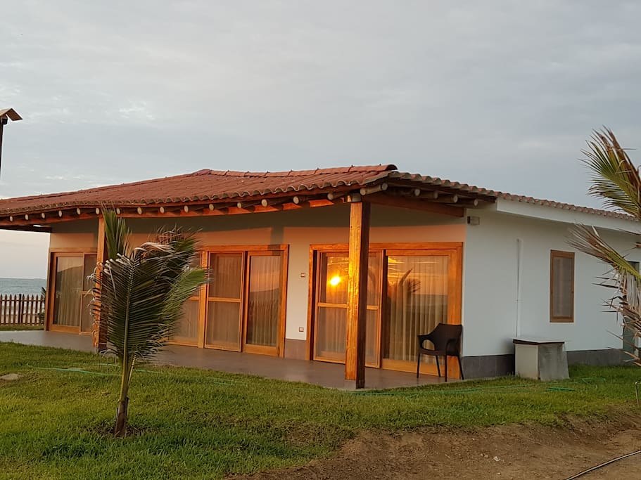 Exterior View with Sunset