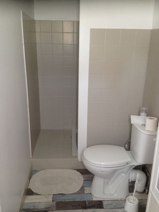 Salle de bain avec wc