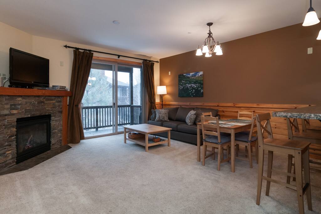 Spacious, comfortable two bedroom two bath includes a sofa sleeper in the living room.