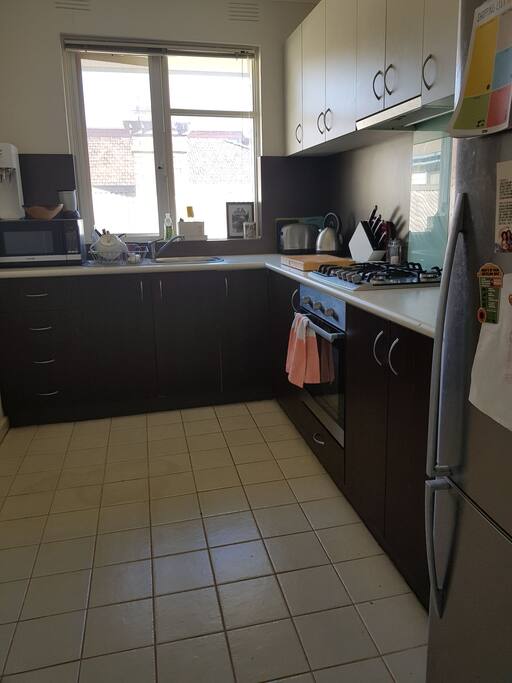 kitchen (no dishwasher, sorry!)