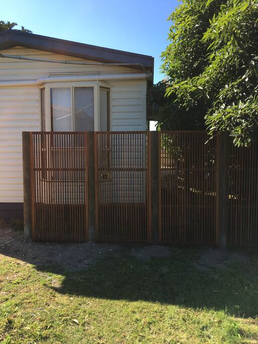 A view from the outside with privacy