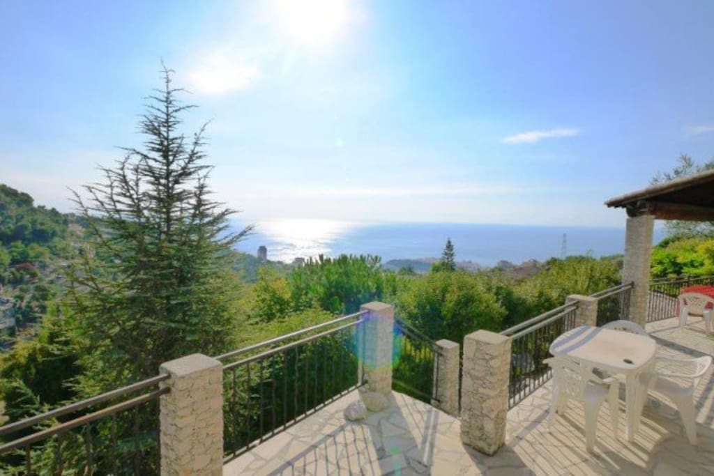 Terrasse vue mer