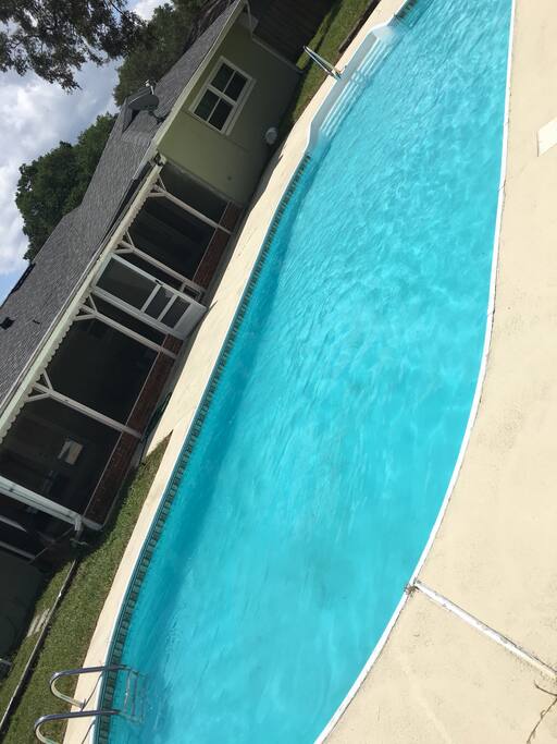 Swimming pool.