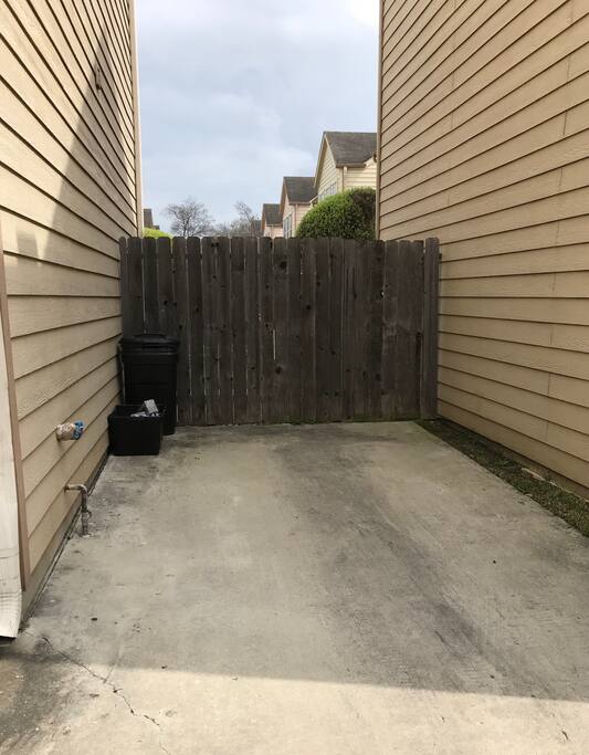 Your own safe, private parking spot enclosed inside the gate for a small extra fee (there is also free street parking).