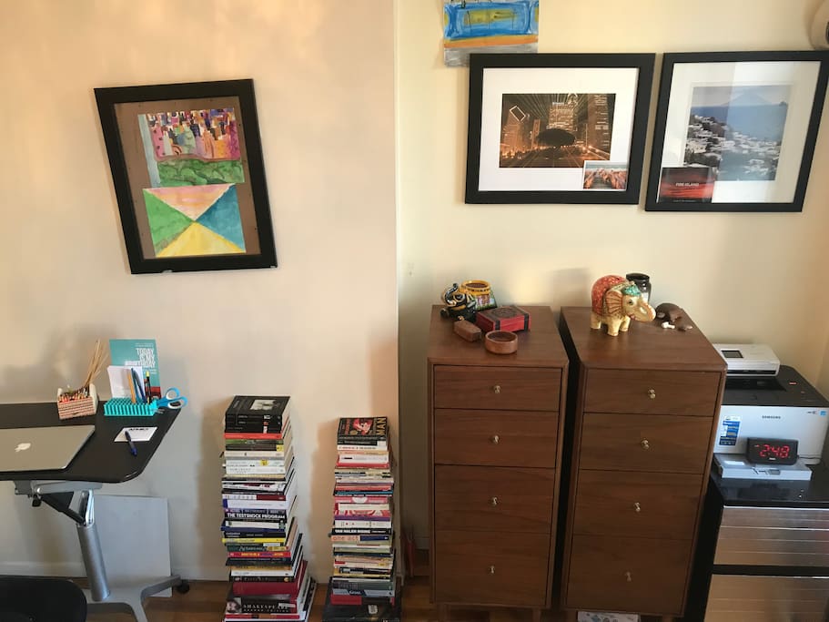 Other side of room with updated layout.