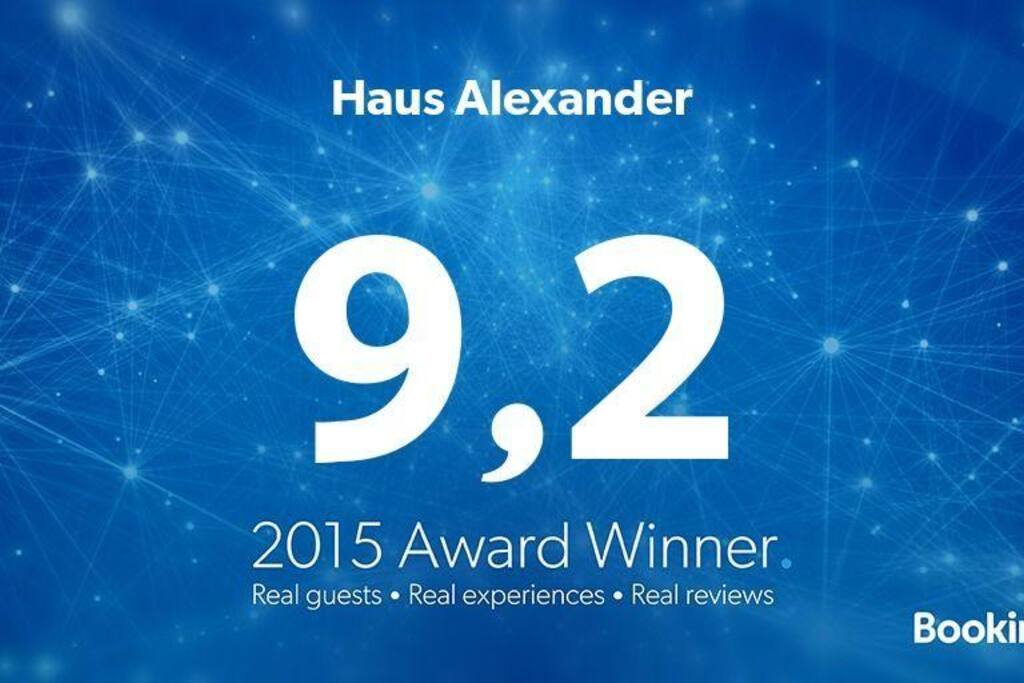 Benotung durch booking.com