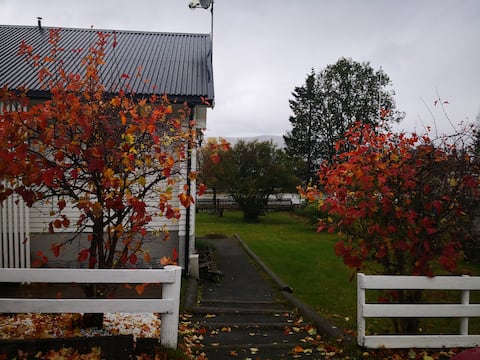 Leilighet i nærheten av skog, fjell og hav
