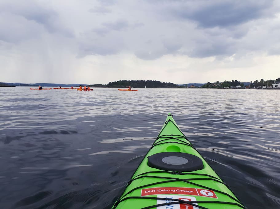 Sporty? Rent a kajakk and cruise around the OsloFjord