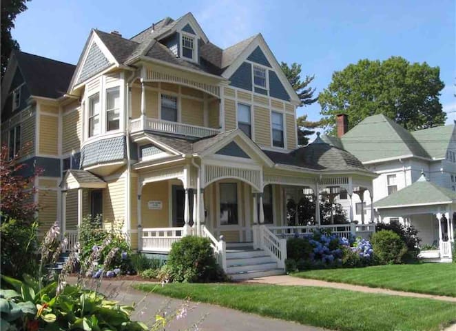 Queen Anne Victorian with Beautiful Garden Views