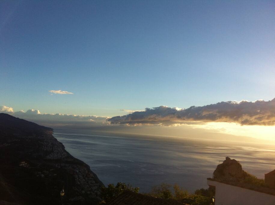 Blick am frühen Morgen