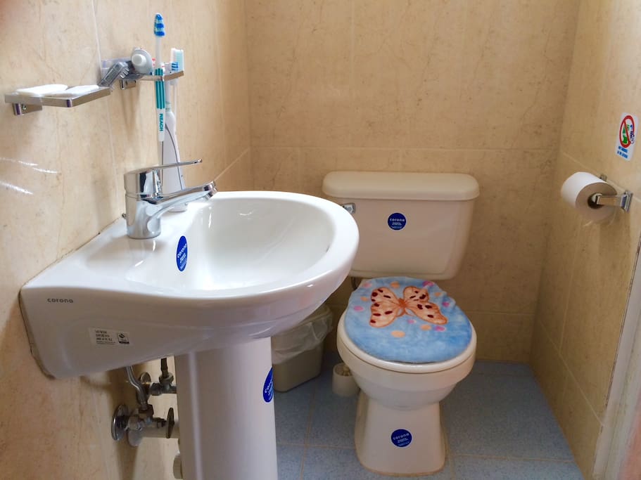 Private bathroom for each bedroom