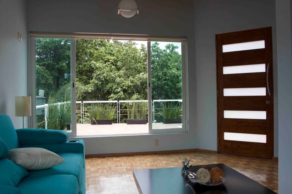 Sala y terraza