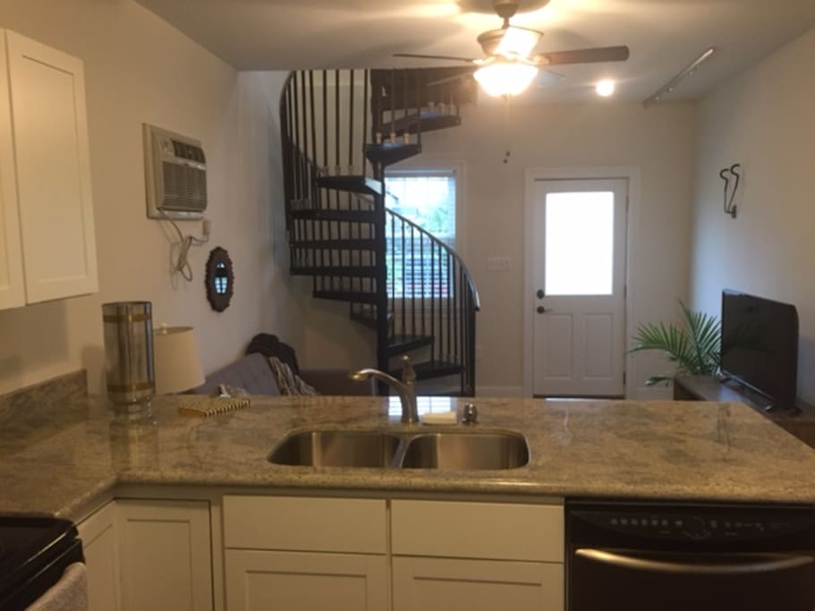 Good size kitchen with all tools to cook a meal