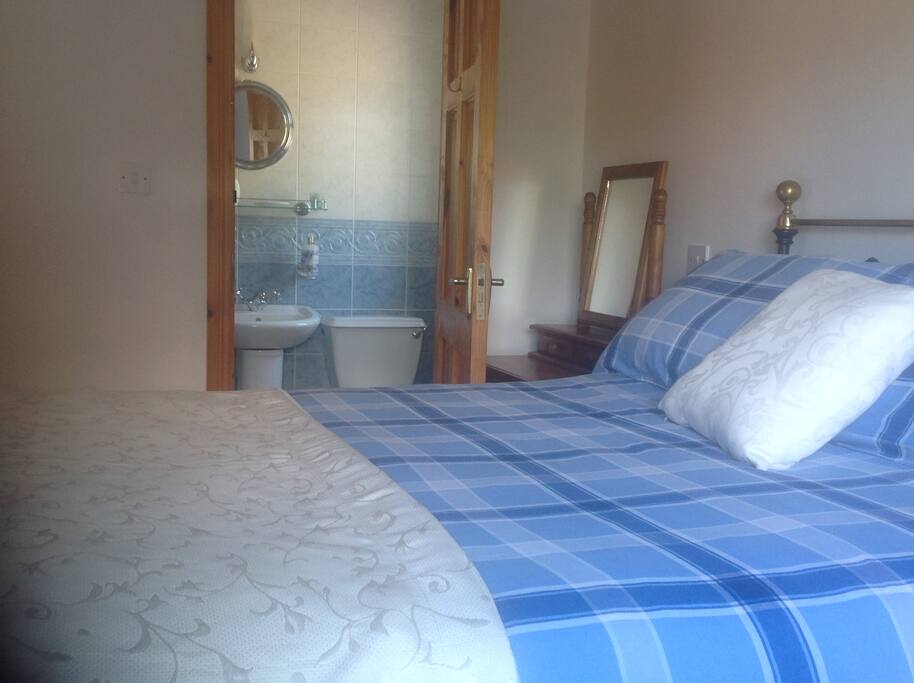 Bedroom en-suite toilet and shower