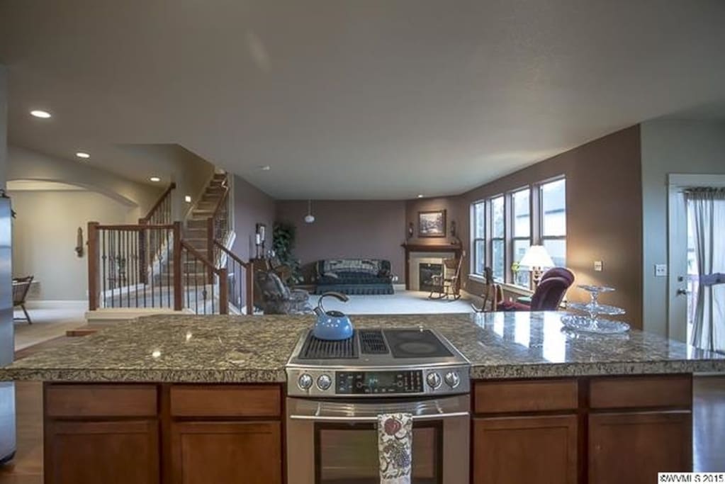 Kitchen and Living Room
