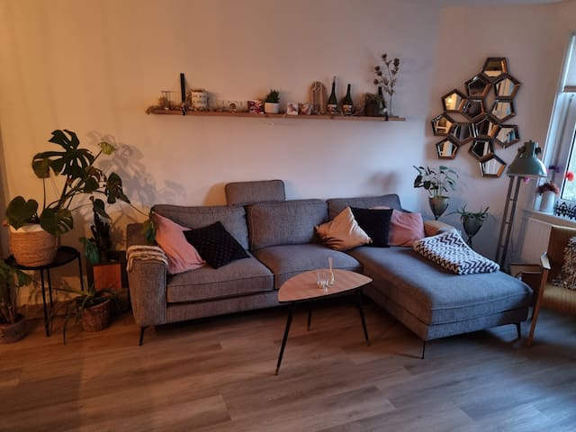 Lovely apartment at the water with a sunny balcony