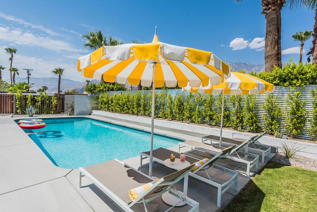 Pool and South view