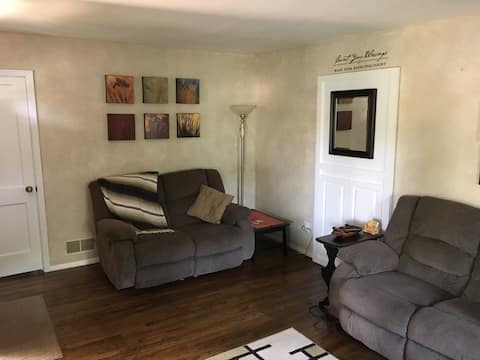 Successful Airbnb property: 2 Bedroom First Flr Suite w/EV charging available in Dayton