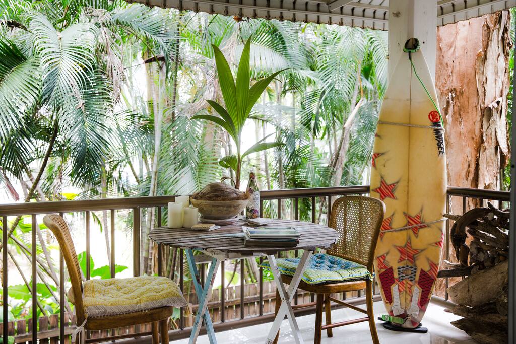 Relaxing balcony in the day