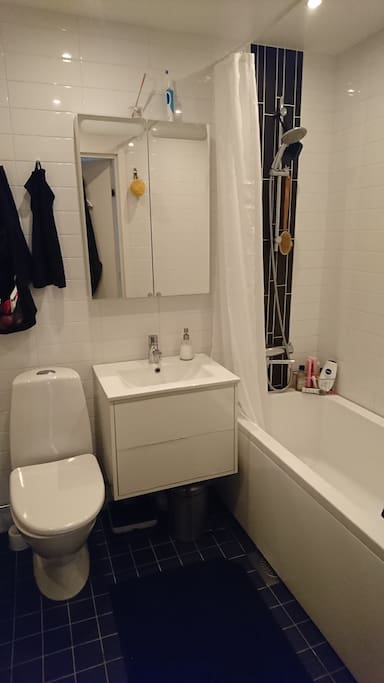 Bathroom with tub