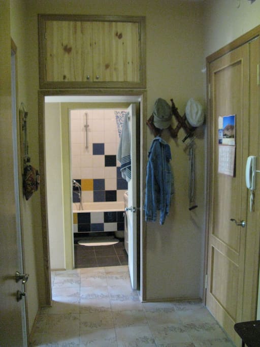 warm floor in the coridor, bathroom and kitchen