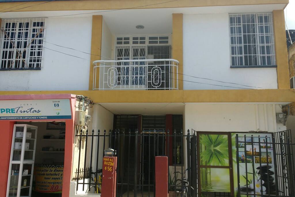 zona externa de la casa.