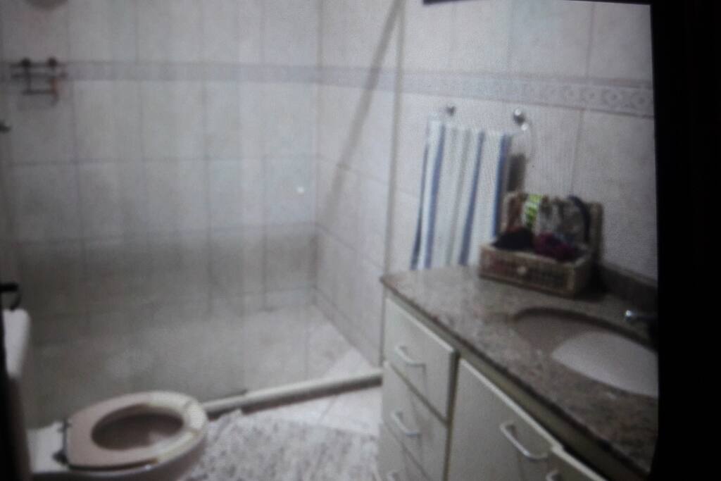 Bathroom at the
first room