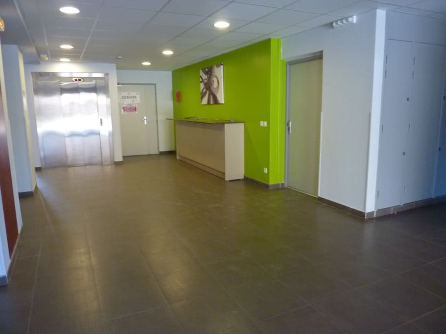 Hall d'accueil de la Résidence