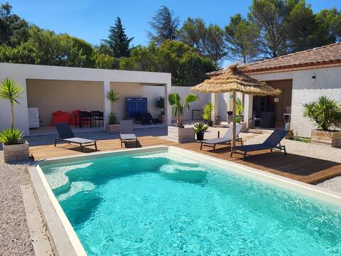 Bright house in a quiet area! near Nîmes Uzès