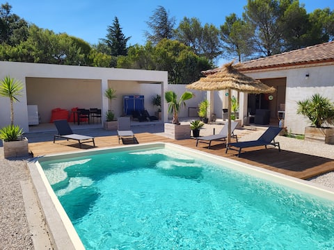 Bright house in a quiet area! near Nîmes Uzès
