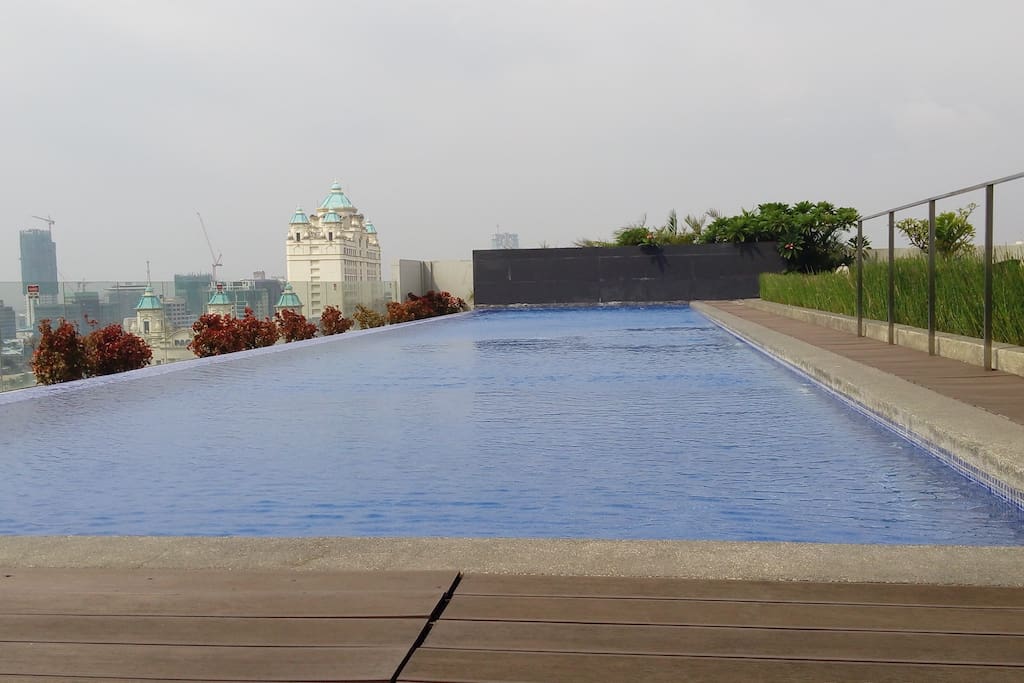Swim at the exclusive pool at the 10th floor